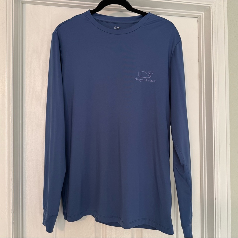 Vineyard Vines Blue Long Sleeve Tee Classic Fit